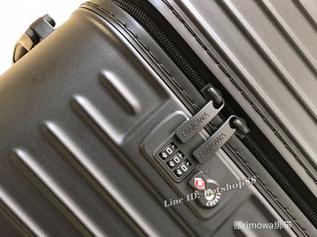 RIMOWA行李箱方胖子四輪拉杆箱 全新色彩系列 型號90043 日默瓦PC拉鏈箱 gdx1206